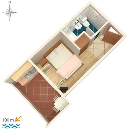 By The Sea Podgora, Makarska - 6672 Apartament Podgora (Split-Dalmatia)